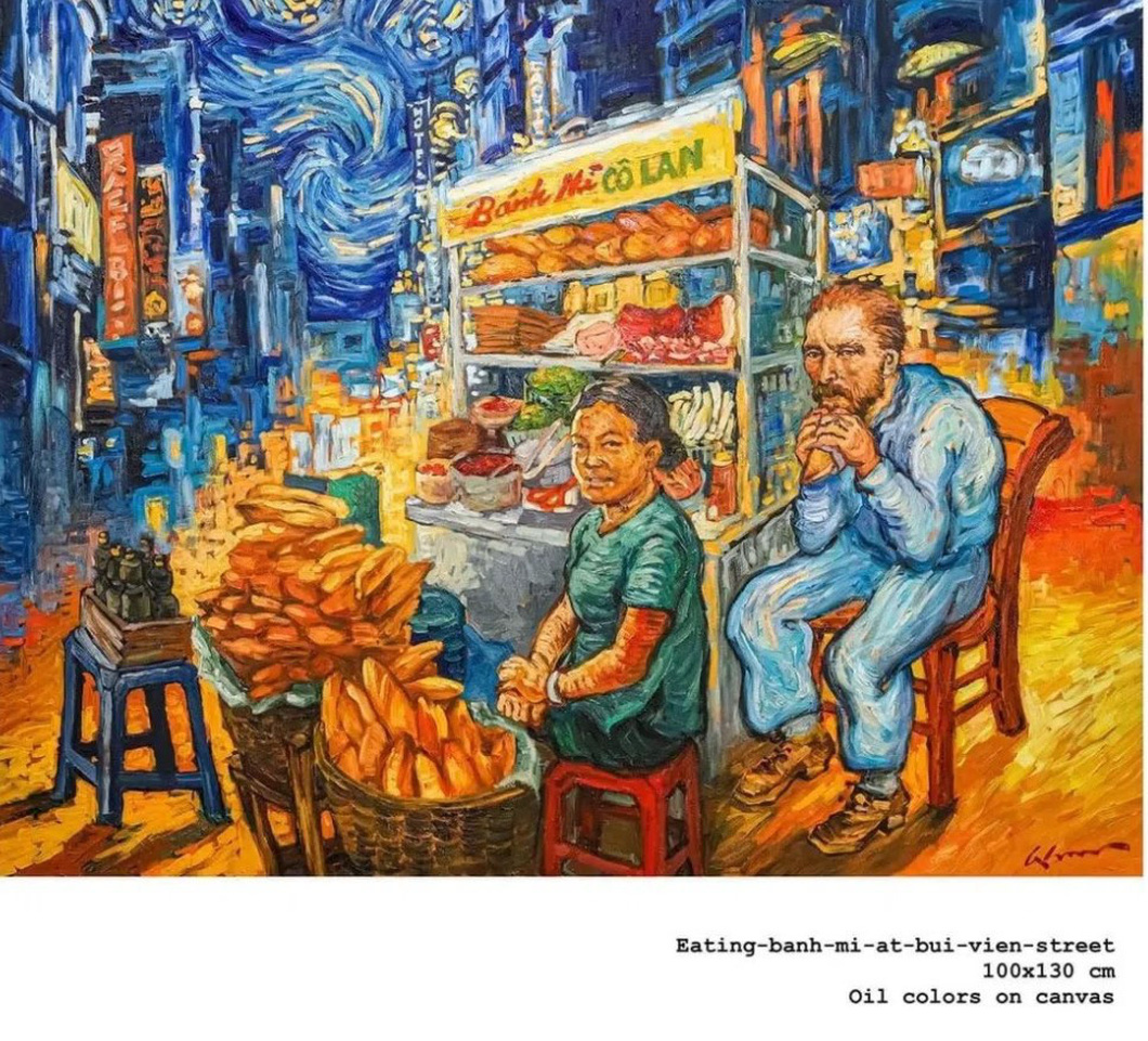 Triển lãm Vincent Van Gogh ở Sài Gòn của họa sĩ Trần Trung Lĩnh