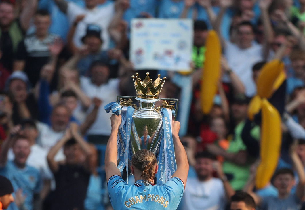 Manchester City ăn mừng chức vô địch Premier League - Ảnh 6.