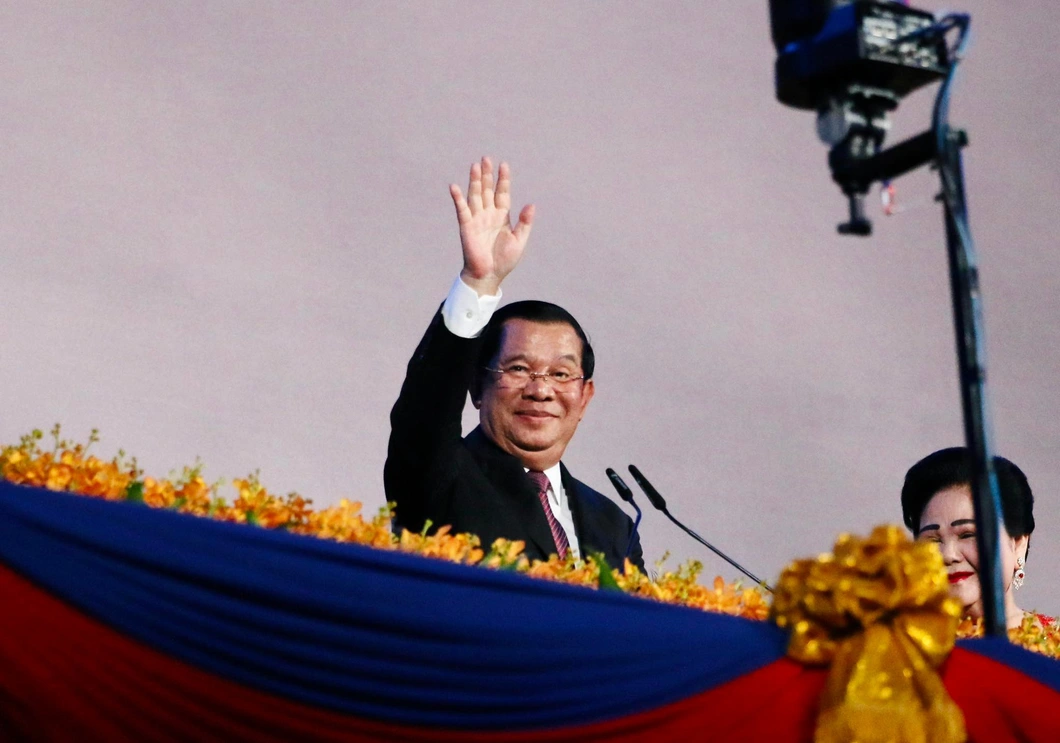 Lễ khai mạc SEA Games 32: Thủ tướng Campuchia Hun Sen tuyên bố chính thức khai mạc! - Ảnh 1. Thủ tướng Campuchia Hun Sen tuyên bố khai mạc SEA Games 32 - Ảnh: N.K
