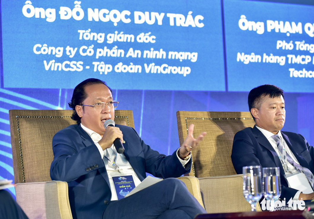 Ông Đỗ Ngọc Duy Trác - tổng giám đốc công ty cổ phần An ninh mạng VinCSS  - Tập đoàn Vingroup - Ảnh: T.T.D