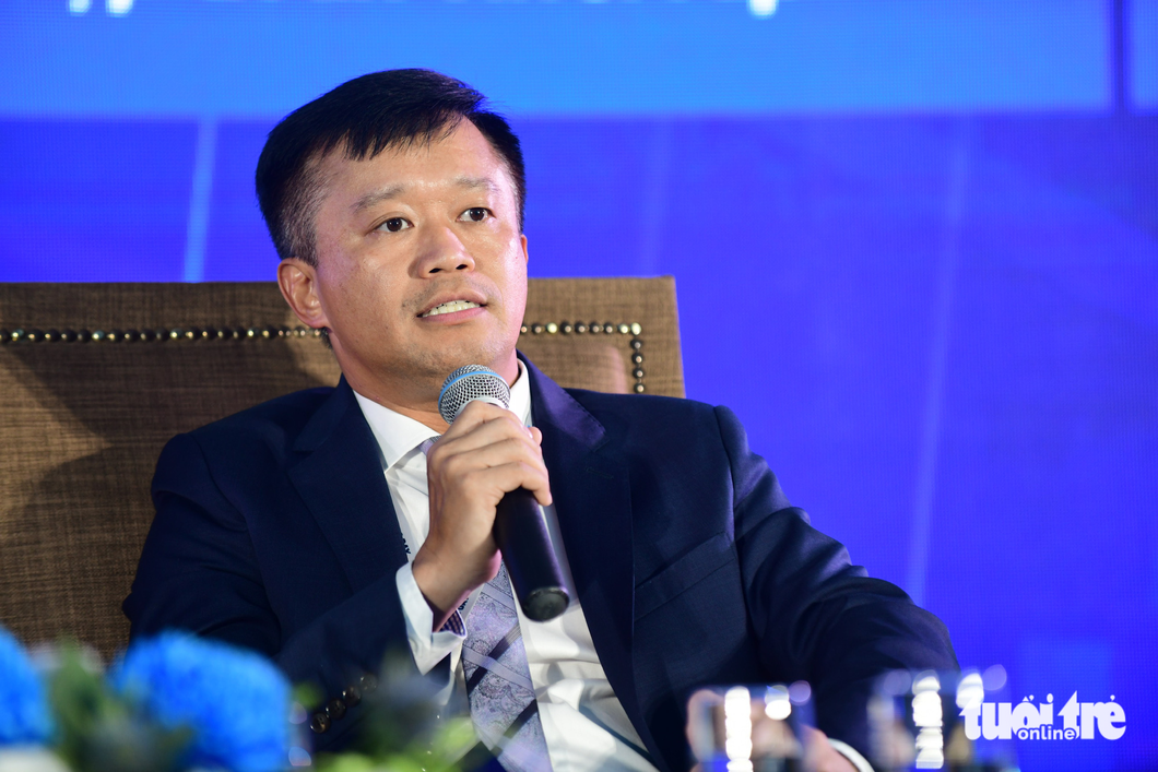 Ông Phạm Quang Thắng, phó tổng giám đốc Ngân hàng Techcombank - Ảnh: QUANG ĐỊNH