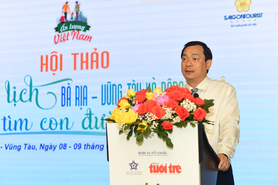 Ông Nguyễn Trùng Khánh - tổng cục trưởng Tổng cục Du lịch - phát biểu kết luận hội thảo - Ảnh: QUANG ĐỊNH Ông Nguyễn Trùng Khánh - tổng cục trưởng Tổng cục Du lịch - dự hội thảo - Ảnh: QUANG ĐỊNH