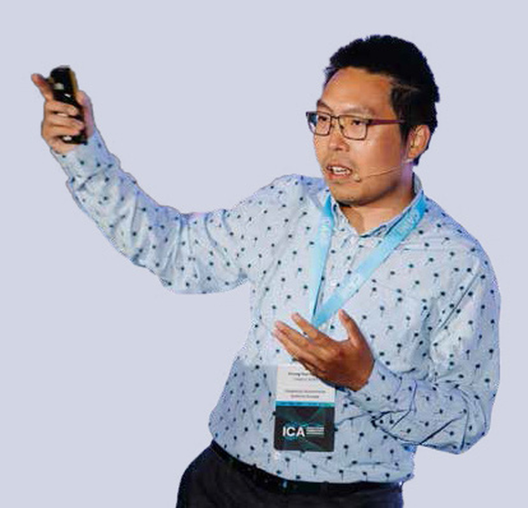 TS Nguyễn Văn Dương là diễn giả thuyết trình mở màn tại Hội thảo Innovation Connectivity Autonomuos - ICA Summit 2022 trong hai ngày 30 và 31-5 năm ngoái tại TP Munich, Đức   - Ảnh: ICA