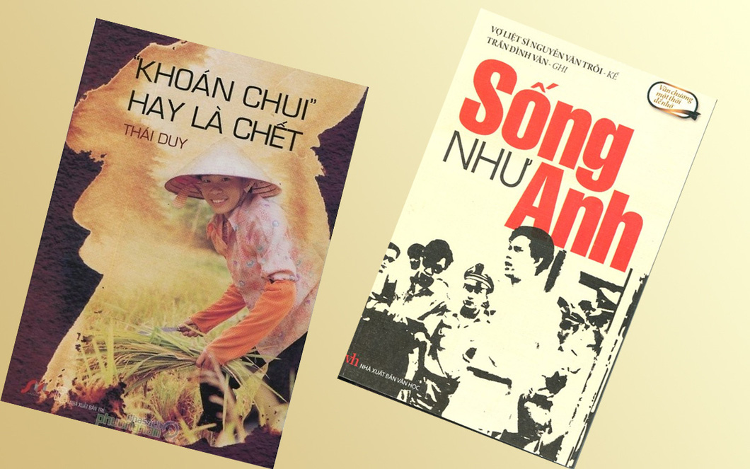 2 cuốn sách nổi tiếng của Nhà báo Thái Duy - Ảnh: T.ĐIỂU và tư liệu