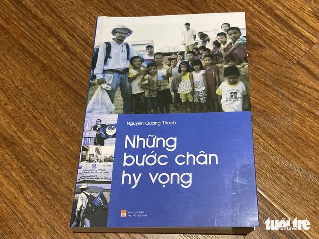 Cuốn sách "Những bước chân hy vọng" được ra mắt bạn đọc ở Hà Nội và TP.HCM - Ảnh: T.ĐIỂU