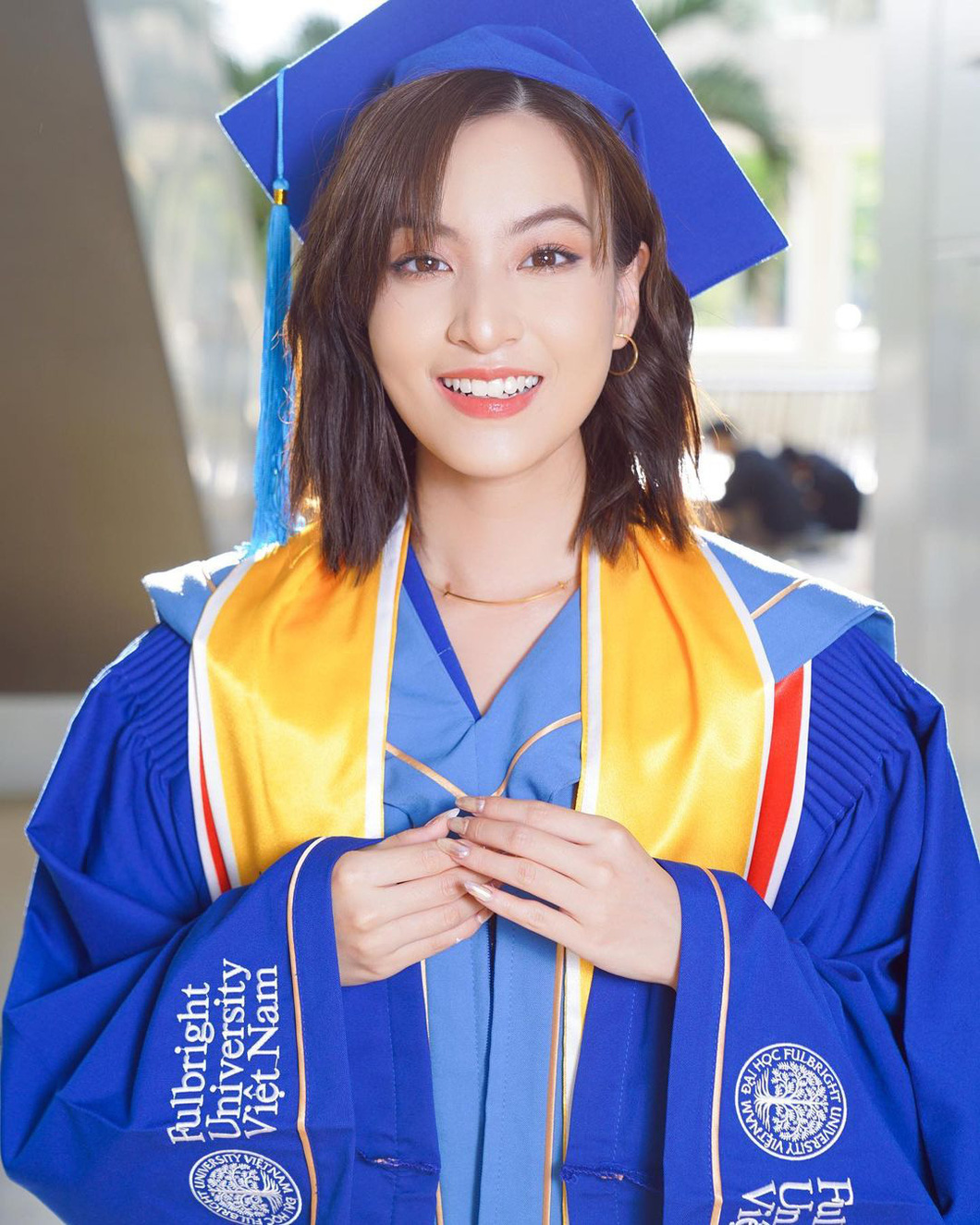 Nguyễn Lâm Thảo Tâm tốt nghiệp Đại học Fulbright Việt Nam hồi tháng 6 - Ảnh: Instagram nhân vật