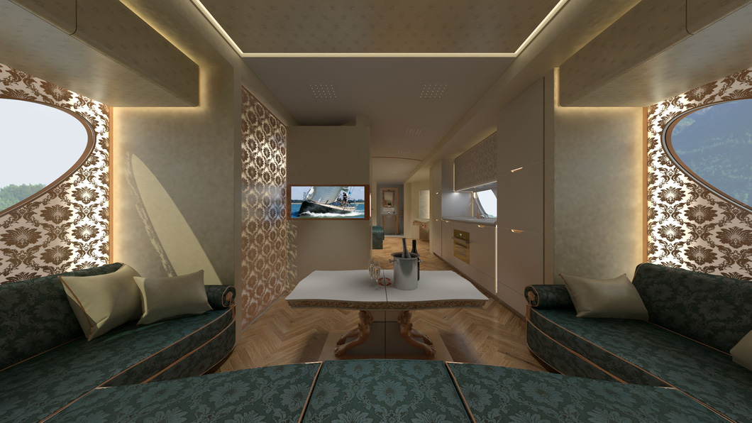 USD 4 million mobile home is stunning: 'Palace on wheels', feels 'like flying over the road' - Photo 10.