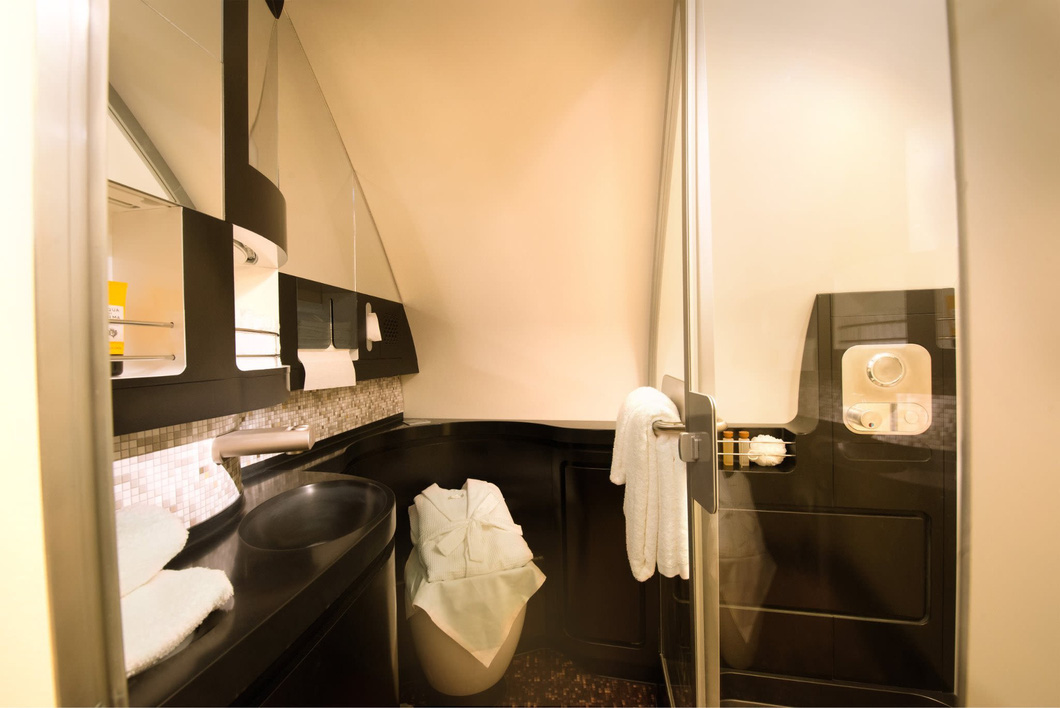 The most luxurious first class cabin in the world: private bedroom, hot shower - Photo 6.