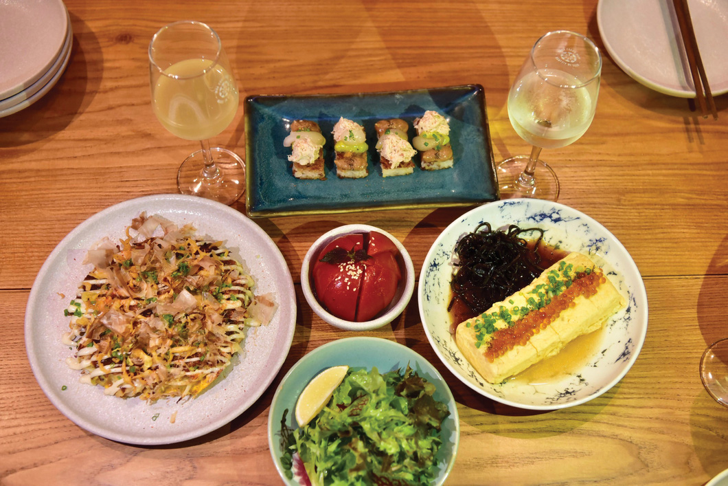 Exotic dishes at Tru Lang's Season Craft Sake restaurant in Ho Chi Minh City - Photo: TTD