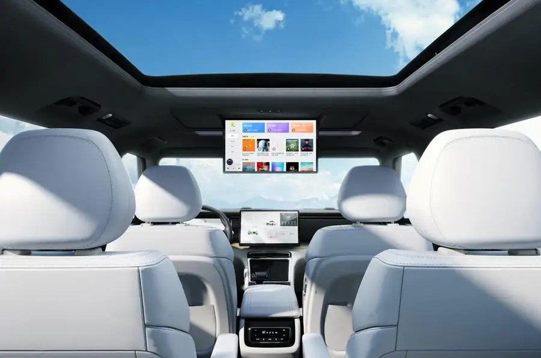 The car's interior is minimalist and modern in style - Photo: Carscoops