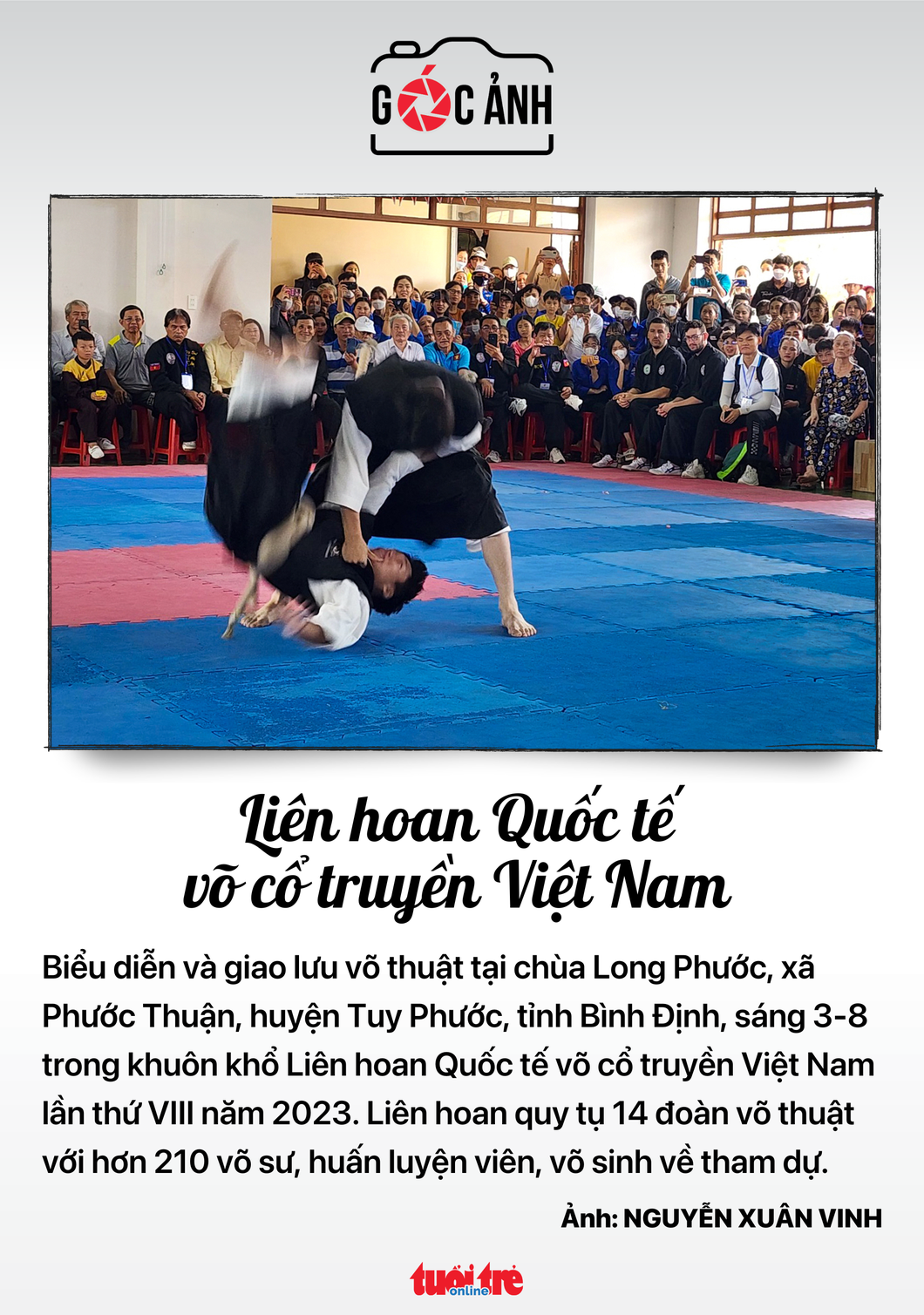 Liên hoan quốc tế võ cổ truyền Việt Nam - Ảnh: NGUYỄN XUÂN VINH