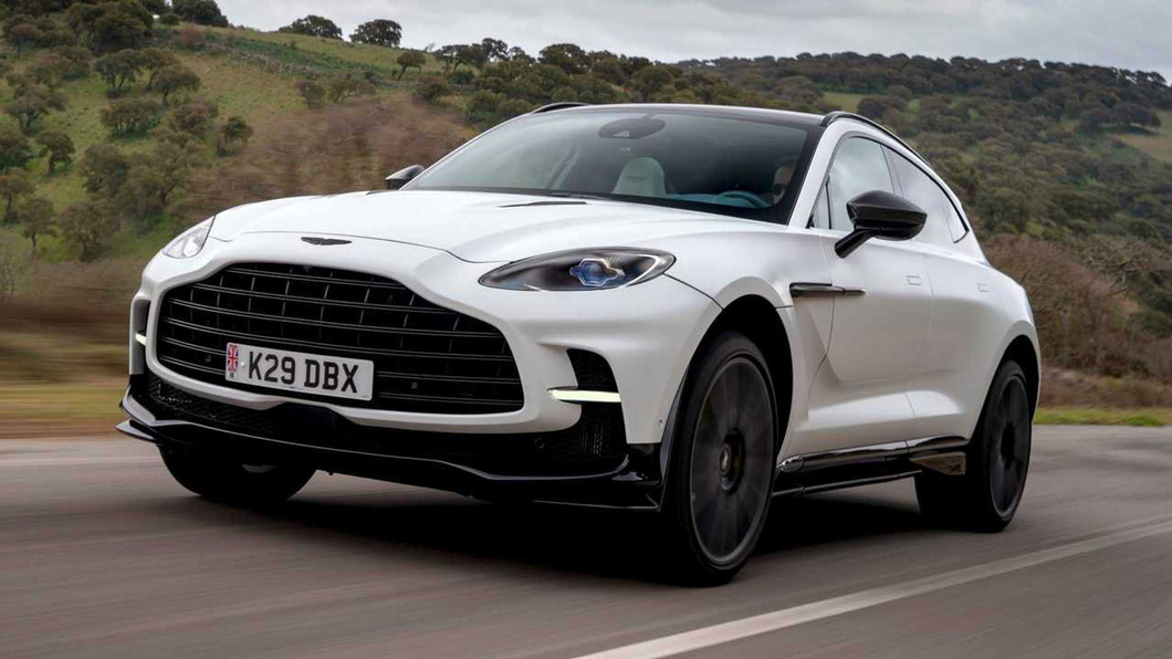 4. Aston Martin DBX707.  Maximum speed: 311 km/h, acceleration 0 – 96 km/h: 3.1 sec.  The DBX707 has similar acceleration to the fastest Cayenne, but its top speed is significantly higher.  It is also currently the world's fastest engine-powered SUV - Photo: Motor1