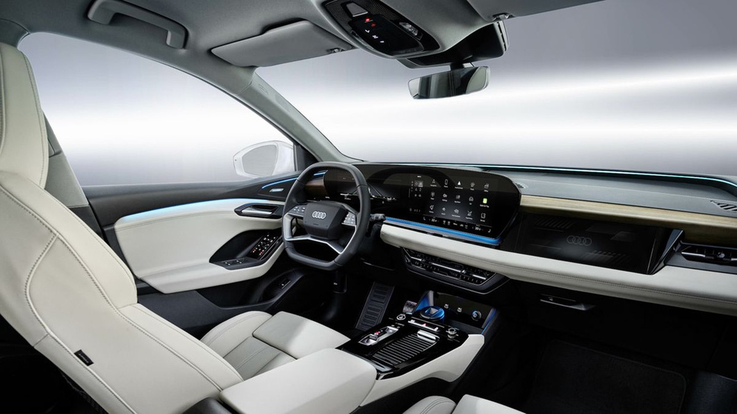 Virtual Assistant on Audi Q6 e-tron "learns"  Repeated actions by the driver, which are then performed automatically, e.g. "But"  Adjust the seat temperature accordingly or give other instructions if overcrowding occurs - Photo: Audi