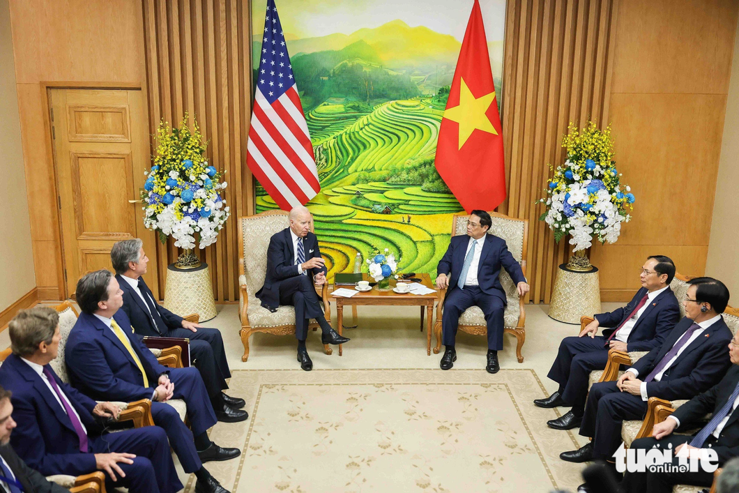 Thủ tướng Phạm Minh Chính và Tổng thống Joe Biden dự Hội nghị về Đầu tư và Đổi mới sáng tạo