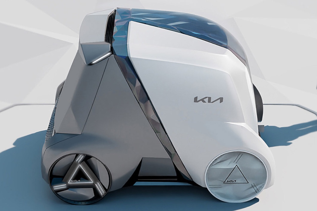 Unique '3 in 1' electric car concept: can be divided into 3 different spaces - Photo 6. When in driving mode, the 3 compartments will merge into one integrated for driving on the road - Photo: Yanko Design