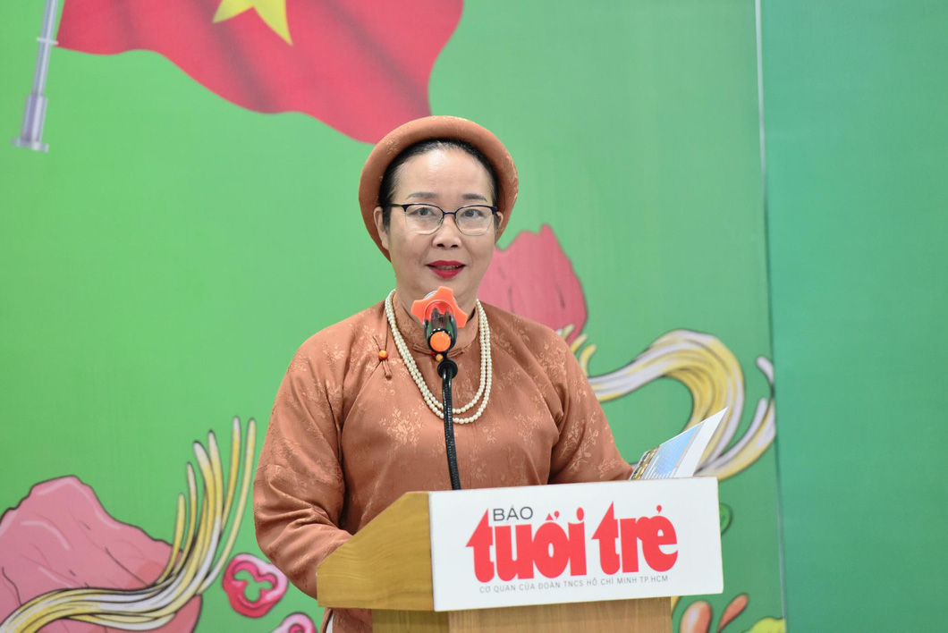 Bà Huỳnh Ngọc Vân - phó chủ tịch thường trực Ban chấp hành Hội Hữu nghị Việt Nam - Nhật Bản TP.HCM - Ảnh: DUYÊN PHAN