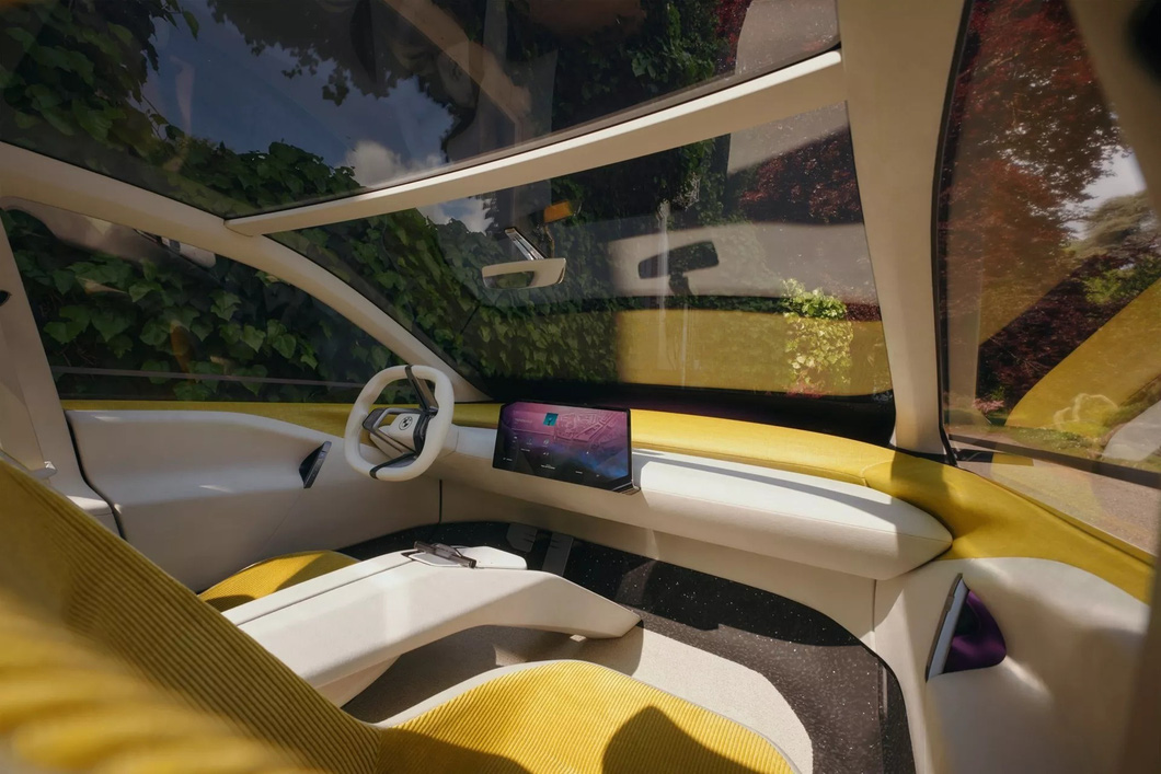 The BMW Vision Neue Klasse cabin is spacious, airy, minimalist and modern - Photo: BMW