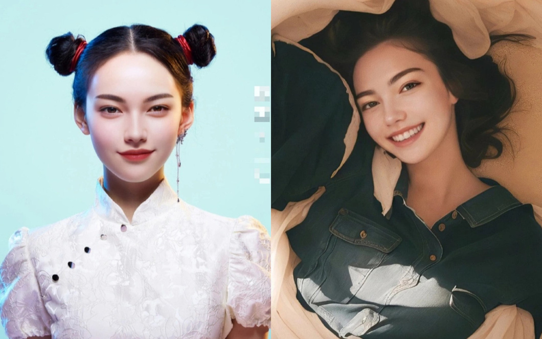 Diễn viên AI Ly Lý (Leah) - Ảnh: Sohu