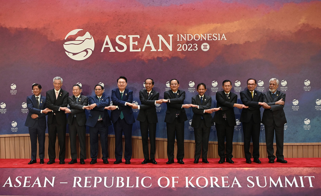 Hội nghị ASEAN - Hàn Quốc được tổ chức với sự tham dự của Tổng thống Hàn Quốc Yoon Suk Yeol - Ảnh: ASEAN Summit