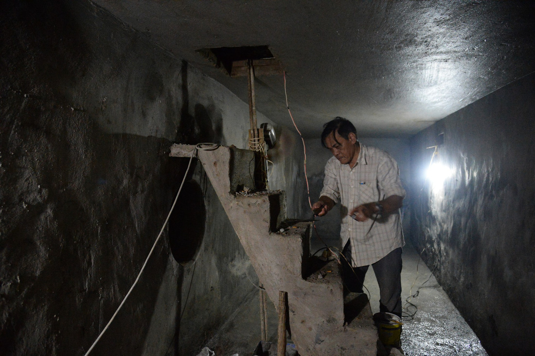 Khui hầm chứa vũ khí giữa Sài Gòn bỏ dở từ năm 1968 - Ảnh 1.