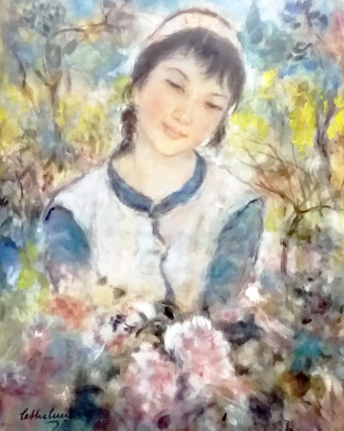 Đón 26 tác phẩm của họa sĩ Lê Thị Lựu tại triển lãm Ấn tượng hoàng hôn - Ảnh 1.