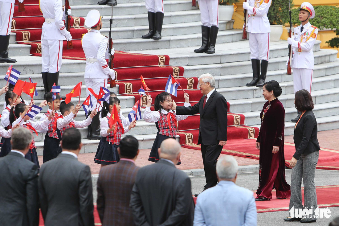 Chùm ảnh Chủ tịch Cuba Miguel Díaz-Canel thăm Việt Nam - Ảnh 2.