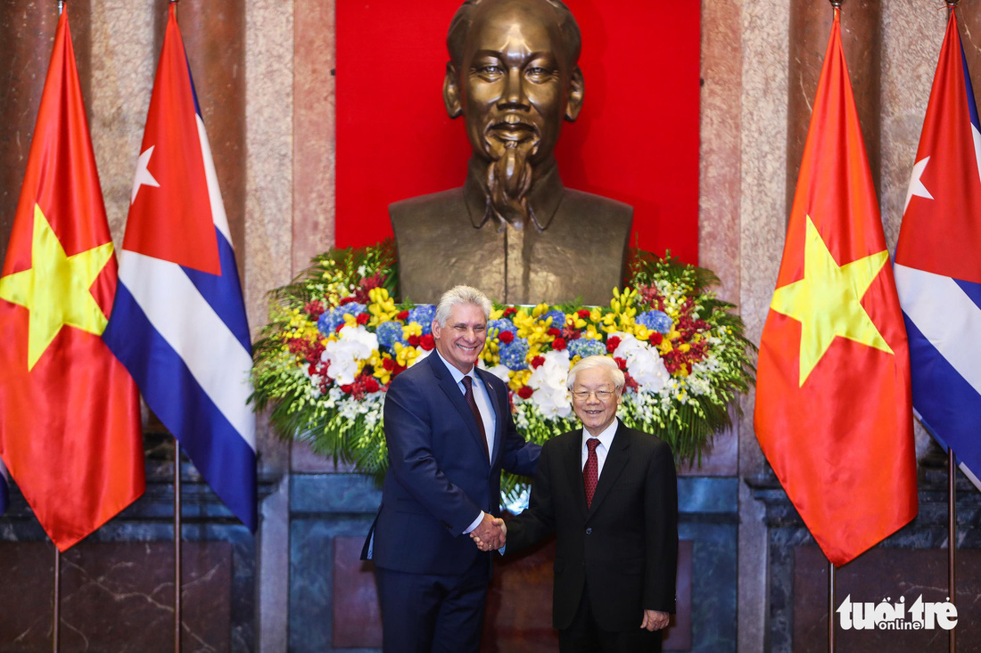 Chùm ảnh Chủ tịch Cuba Miguel Díaz-Canel thăm Việt Nam - Ảnh 4.