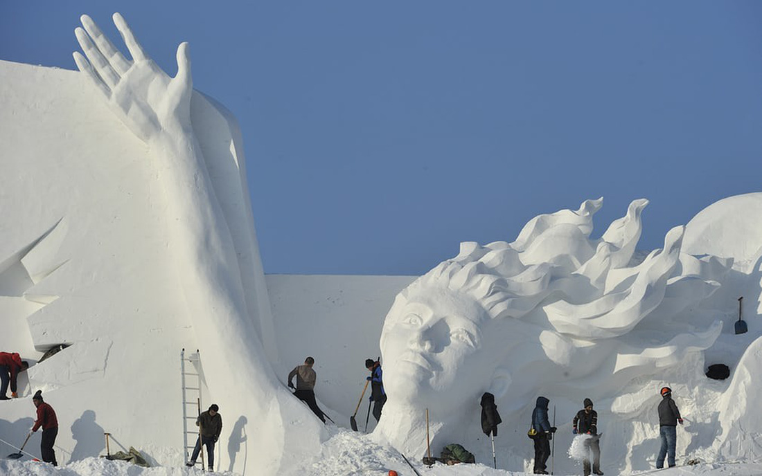 Sang Hàn Quốc và Trung Quốc vui lễ hội băng tuyết - Ảnh 12.