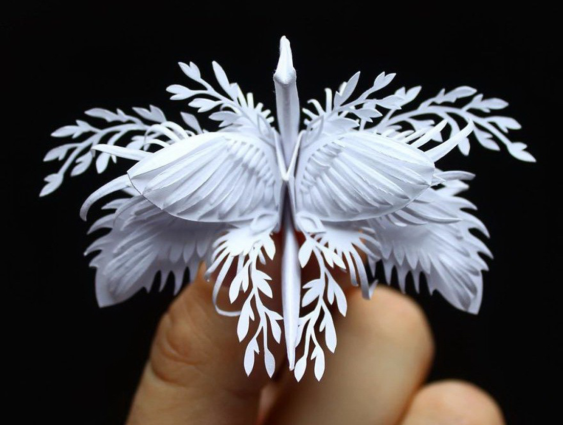 Ngắm những chú hạc giấy origami đẹp ngỡ ngàng - Ảnh 3.
