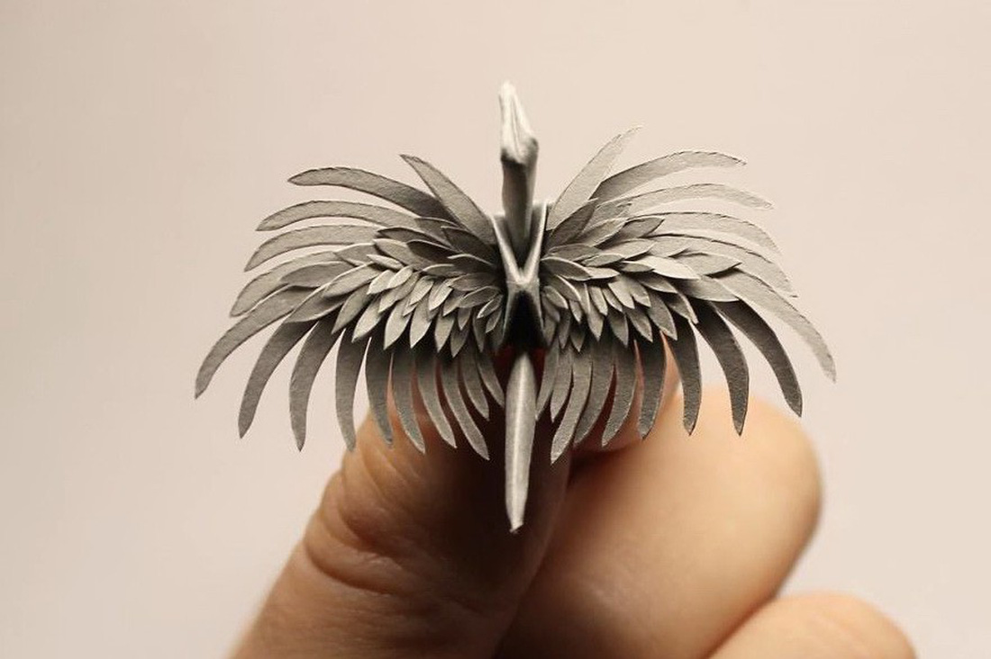 Ngắm những chú hạc giấy origami đẹp ngỡ ngàng - Ảnh 9.