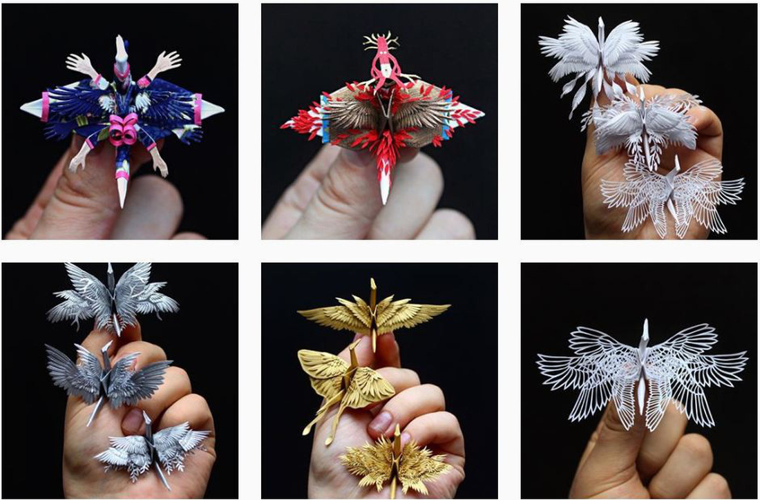 Ngắm những chú hạc giấy origami đẹp ngỡ ngàng - Ảnh 1.