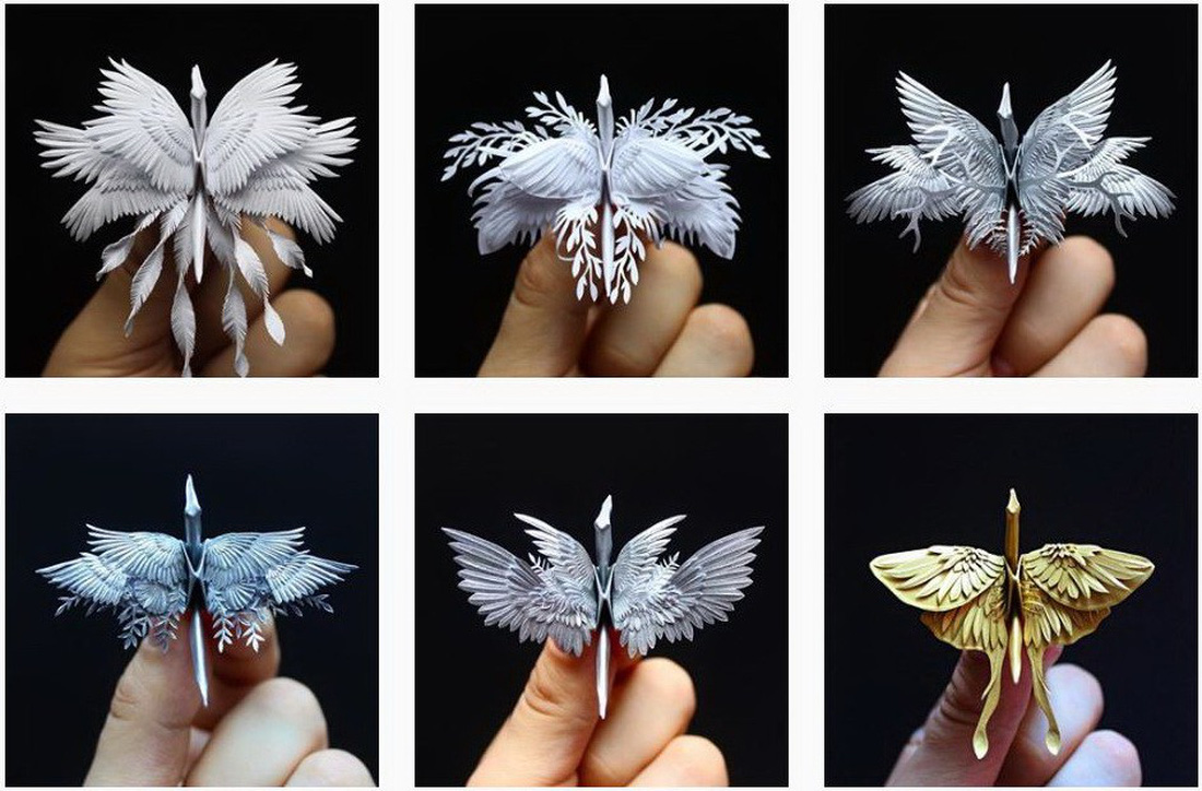 Ngắm những chú hạc giấy origami đẹp ngỡ ngàng - Ảnh 6.