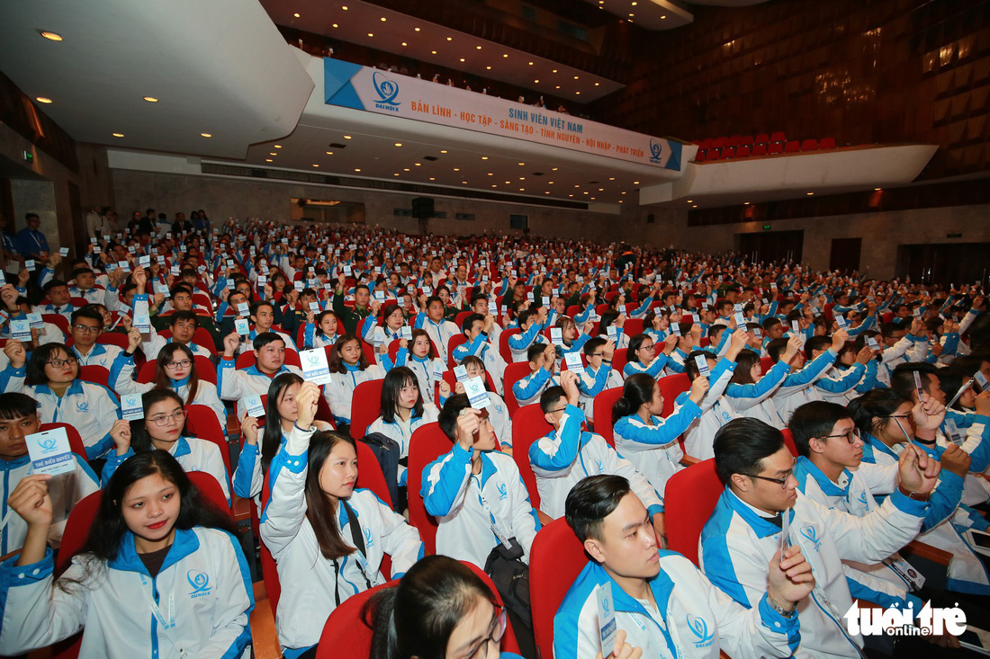 Đại hội Hội Sinh viên Việt Nam lần thứ X khai mạc: Tươi mới, đầy sức trẻ - Ảnh 5.