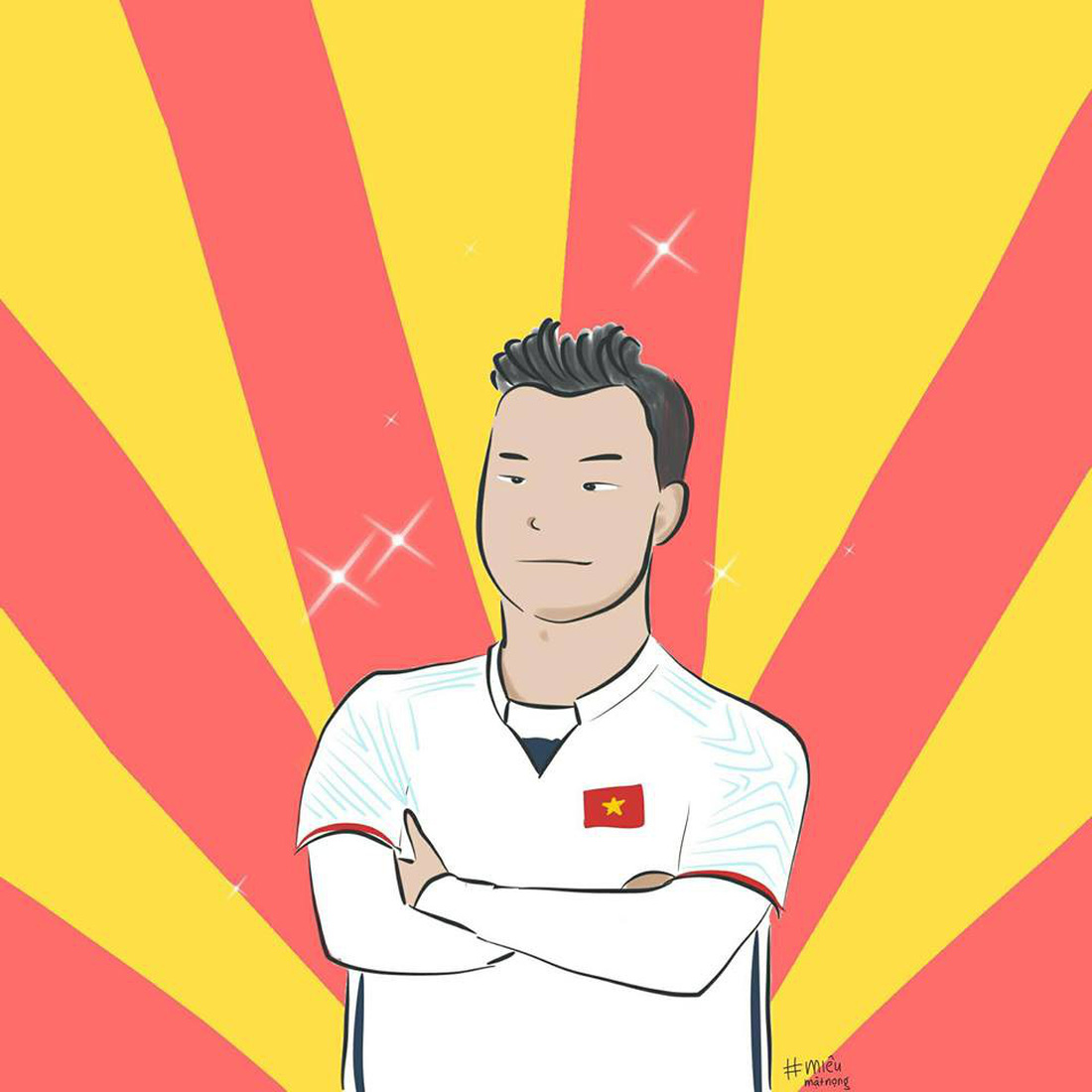 Loạt hình vẽ đáng yêu về hành trình đáng nhớ của U23 Việt Nam - Ảnh 27.