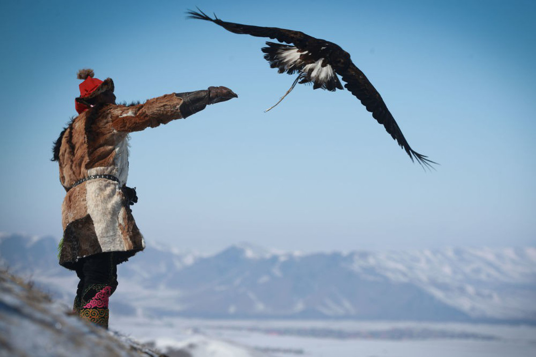 Lễ hội huấn luyện đại bàng ở Mông Cổ - Ảnh 6.