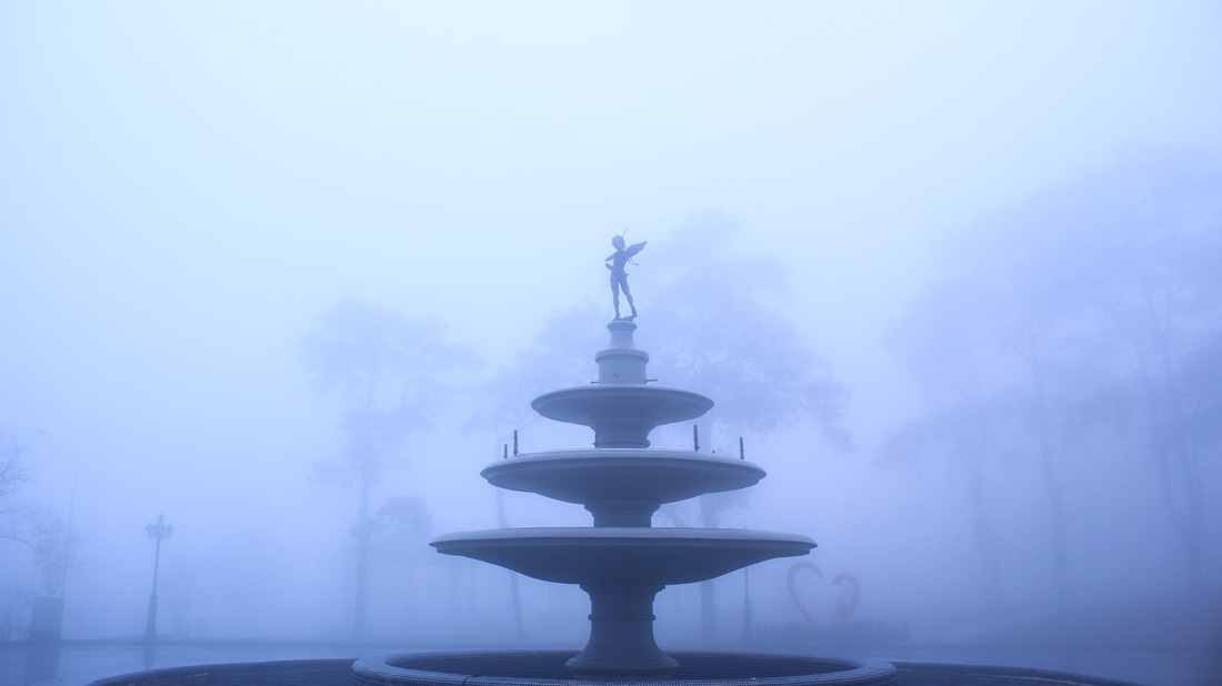 Sương mù tan, Tam Đảo hiện ra lạ lẫm - Ảnh 3.