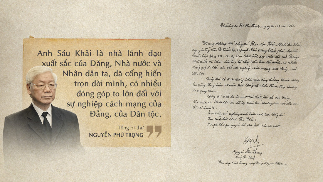 Lời tiễn biệt xúc động trong sổ tang cố Thủ tướng Phan Văn Khải - Ảnh 1.