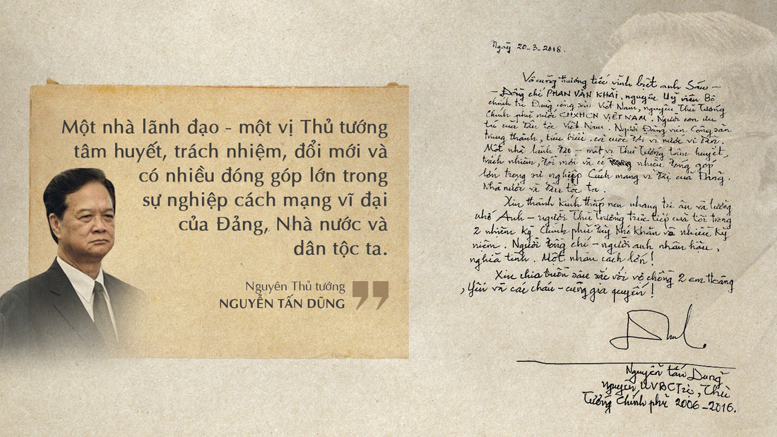 Lời tiễn biệt xúc động trong sổ tang cố Thủ tướng Phan Văn Khải - Ảnh 9.