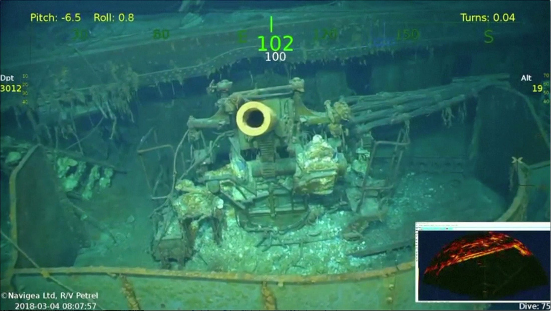 Tàu Mỹ chìm gần 80 năm mà súng ống như còn nguyên - Ảnh 9.