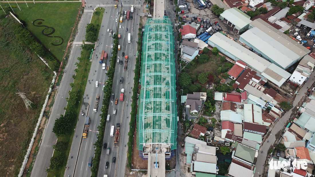 Hoàn thành lắp vòm hai nhà ga metro Bến Thành - Suối Tiên - Ảnh 5.