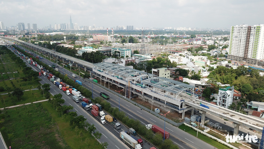 Hoàn thành lắp vòm hai nhà ga metro Bến Thành - Suối Tiên - Ảnh 6.