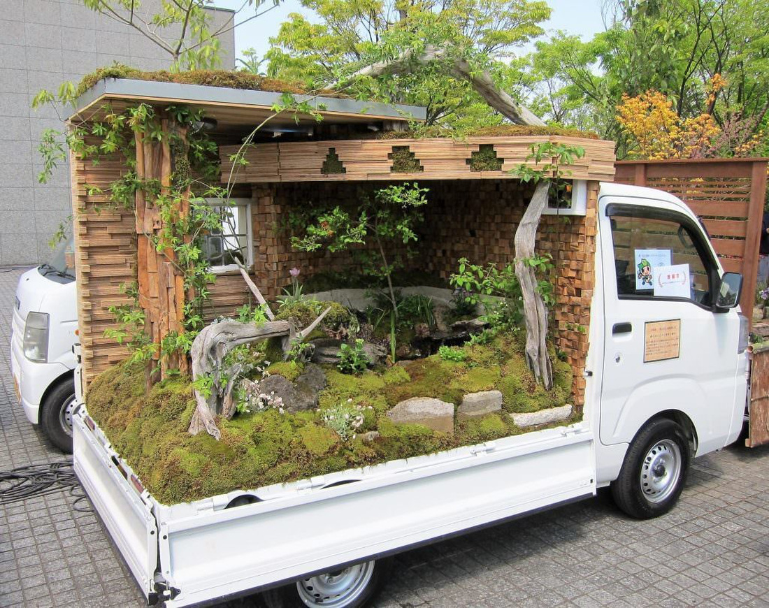 Thiếu đất, người Nhật thi nhau làm vườn trên xe tải - Ảnh 7.