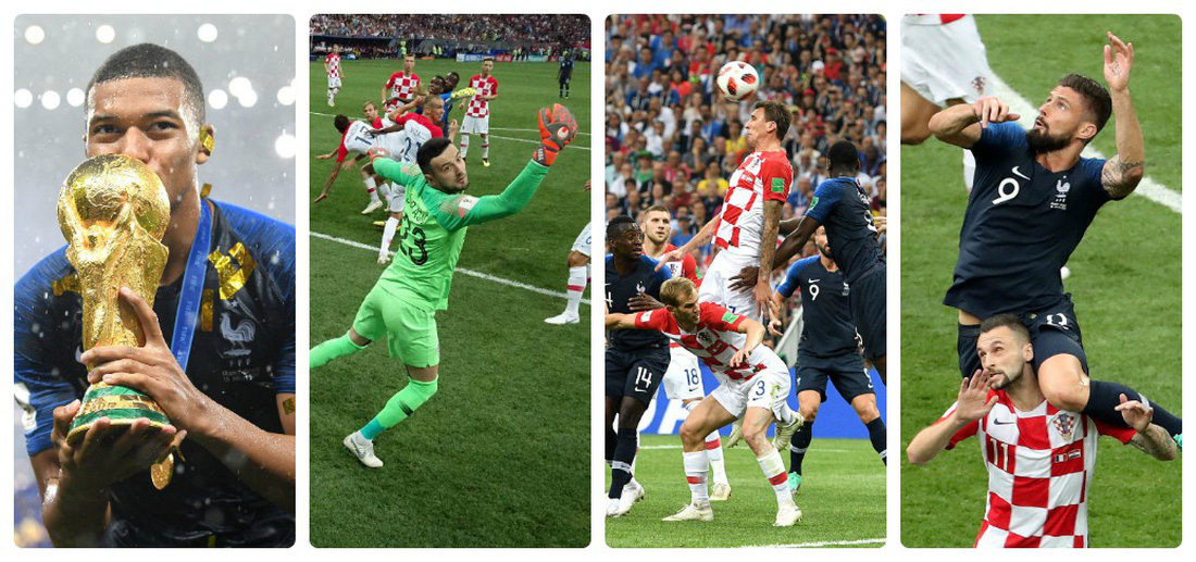 Những hình ảnh ấn tượng nhất đêm chung kết Croatia - Pháp - Ảnh 1.