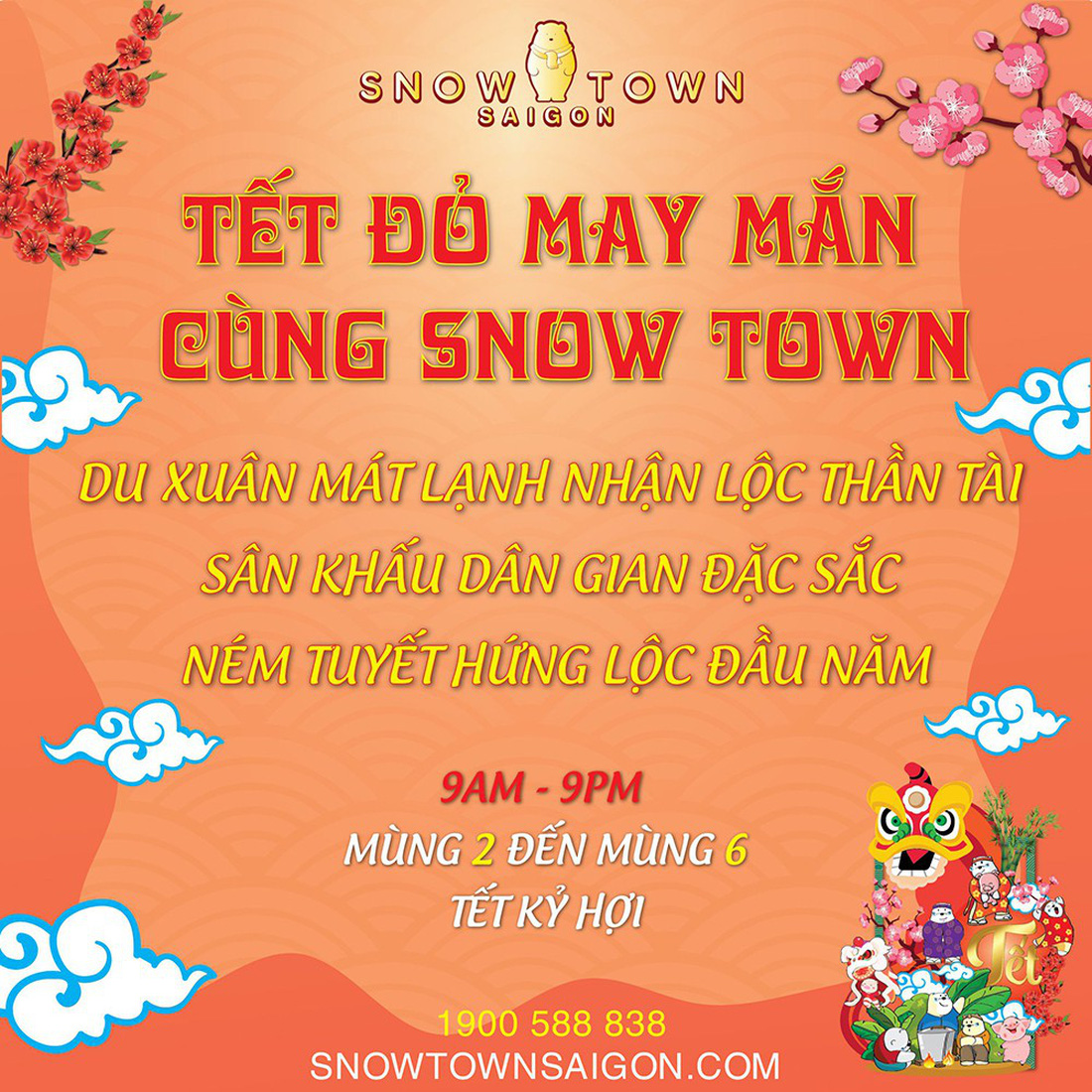 Tận hưởng “Tết đỏ” may mắn cả năm tại Snow Town - Ảnh 8.