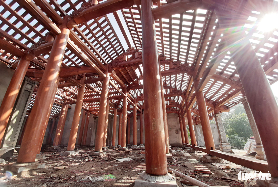 Toàn cảnh chùa Linh Sâm triệu đô xây chui trên đất di tích đền cổ - Ảnh 12.