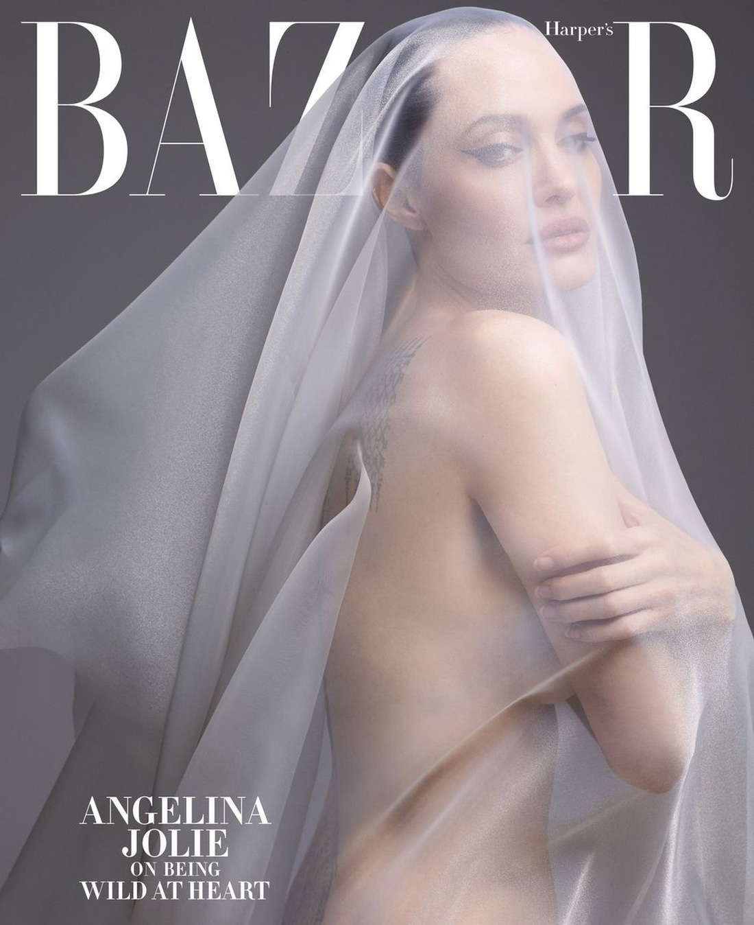Angelina Jolie bất ngờ khỏa thân trên tạp chí Harpers Bazaar - Ảnh 7.