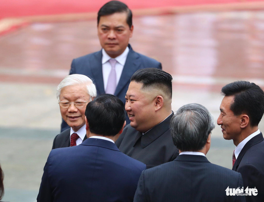 Tổng bí thư, Chủ tịch nước Nguyễn Phú Trọng hội đàm với Chủ tịch Kim Jong Un - Ảnh 7.