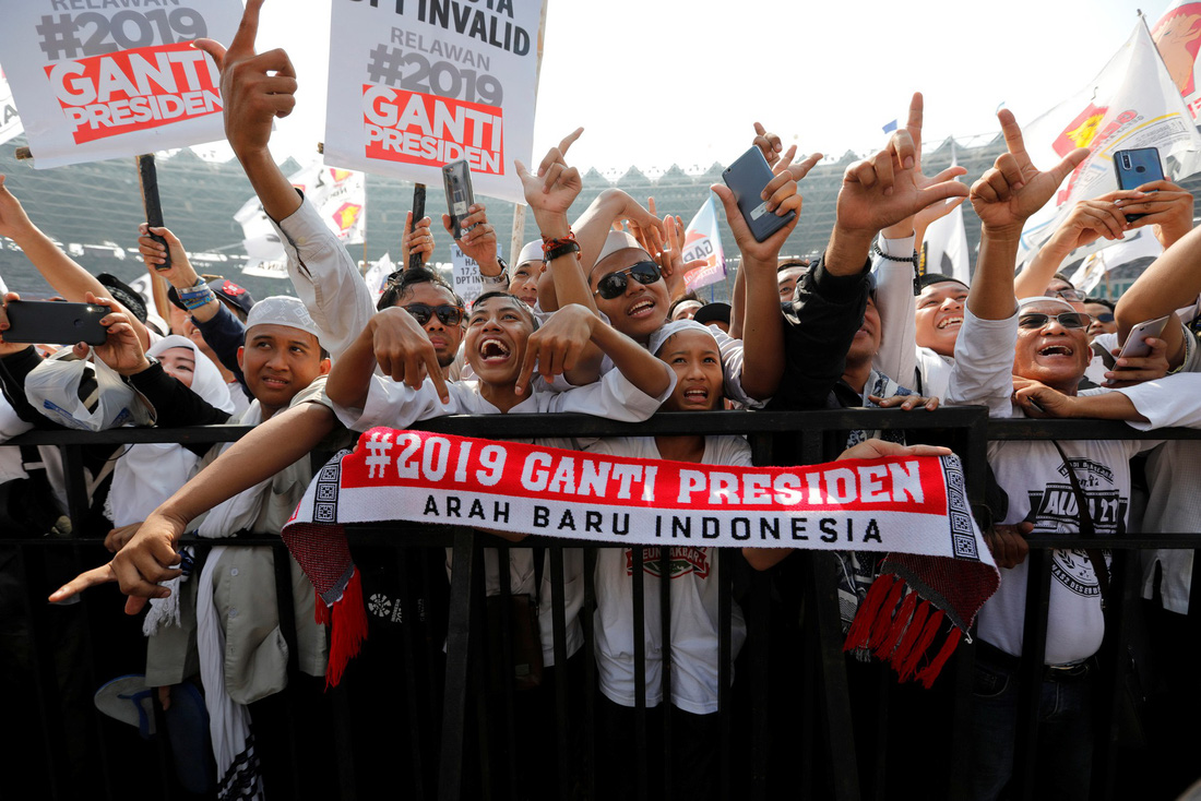 Triệu người đi nghe vận động tranh cử ở Indonesia - Ảnh 8.