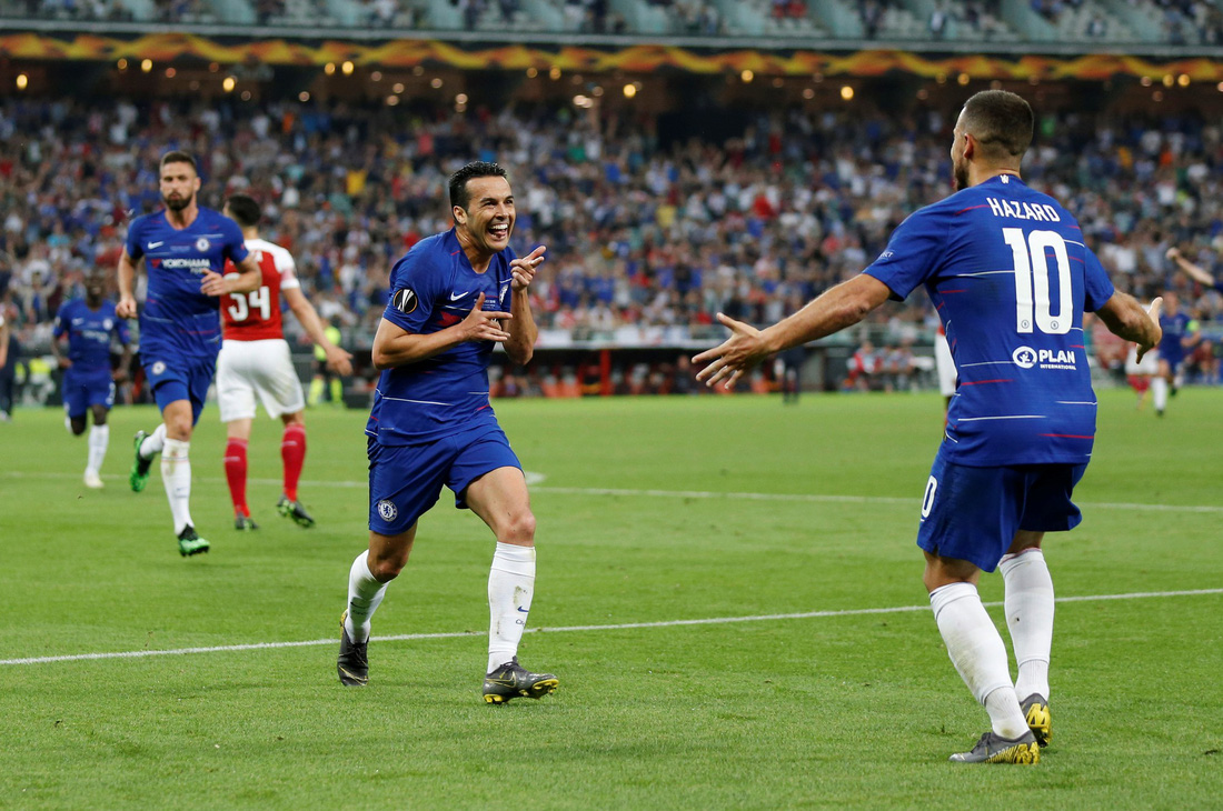 Chelsea tưng bừng ăn mừng chức vô địch Europa League - Ảnh 1.