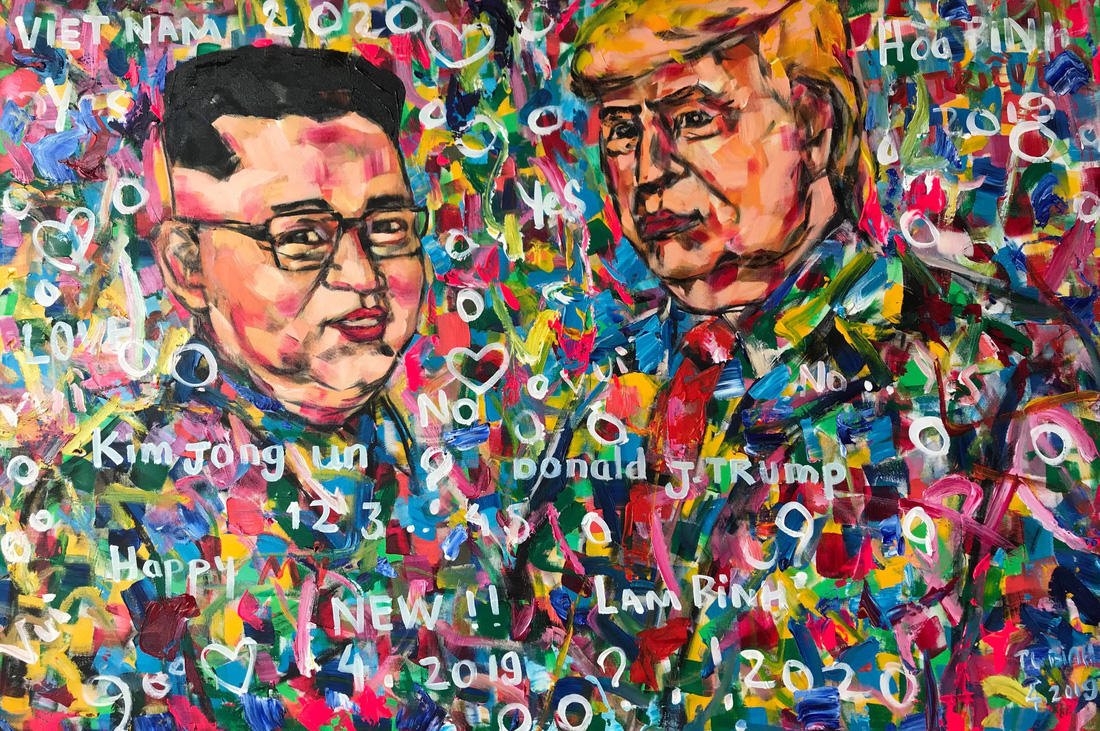 5 năm miệt mài vẽ Donald Trump, họa sĩ Việt được mời triển lãm tại Ý - Ảnh 5.